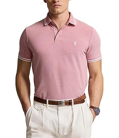 Polo Ralph Lauren Classic-Fit Tipped Stretch Mesh Short Sleeve Polo Shirt