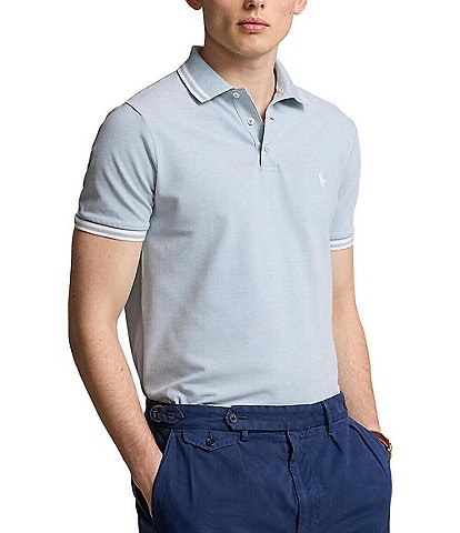 Polo Ralph Lauren Classic-Fit Tipped Stretch Mesh Short Sleeve Polo Shirt