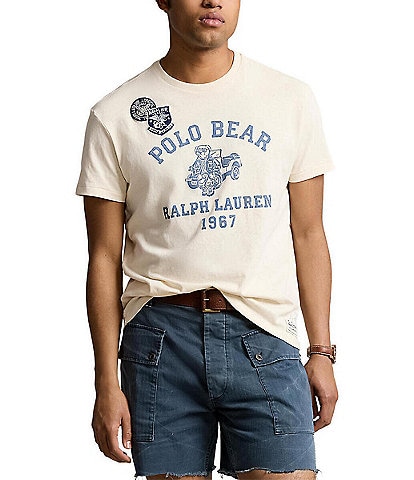 Polo Ralph Lauren Classic Fit Truck Bear Short Sleeve T-Shirt