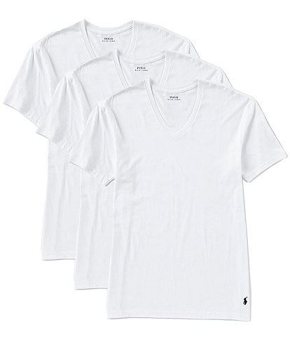 Polo Ralph Lauren Classic Fit V-Neck Tee 3-Pack