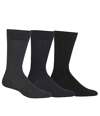 Polo Ralph Lauren Combed Cotton Dotted Dress Socks 3-Pack