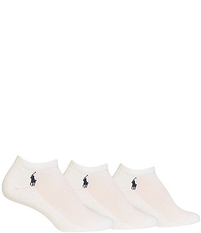 Polo Ralph Lauren Women's Cushioned Mesh-Top Sport Socks, 3 Pack