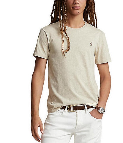 Polo Ralph Lauren Custom Slim-Fit Jersey Crewneck Short-Sleeve T-Shirt