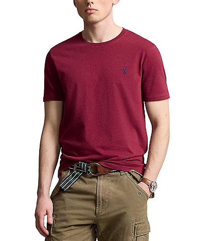 Polo Ralph Lauren Custom Slim Fit Jersey Crewneck Short Sleeve T-Shirt