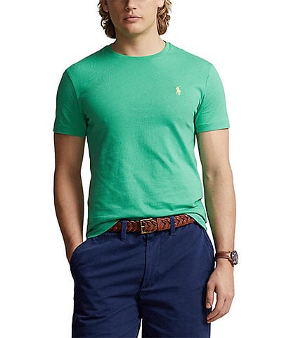 Polo Ralph Lauren Custom Slim Fit Jersey Crewneck Short Sleeve T-Shirt