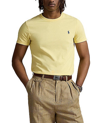 Polo Ralph Lauren Custom Slim Fit Jersey Crewneck Short Sleeve T-Shirt