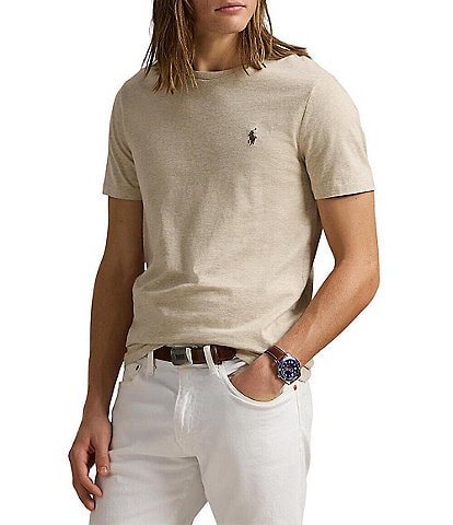 Polo Ralph Lauren Custom Slim Fit Jersey Crewneck Short Sleeve T-Shirt