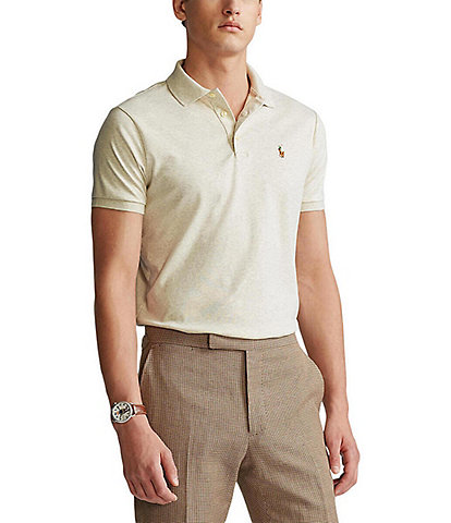 Polo Ralph Lauren Custom Slim-Fit Multicolored Pony Soft Cotton Short-Sleeve Polo Shirt