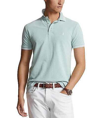 Polo Ralph Lauren Custom Slim Fit Stretch Mesh Short Sleeve Polo Shirt