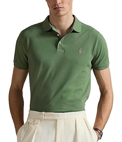 Polo Ralph Lauren Custom Slim Fit Stretch Mesh Short Sleeve Polo Shirt