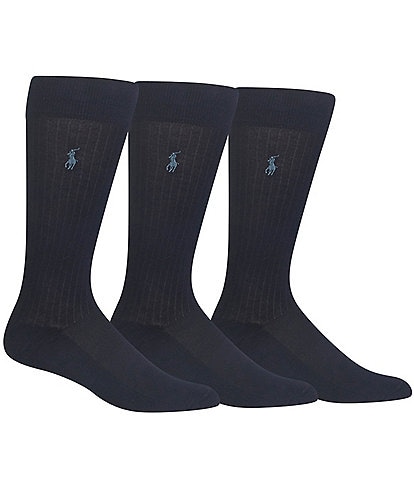 Polo Ralph Lauren Micro-Cushioning Dress Socks 3-Pack