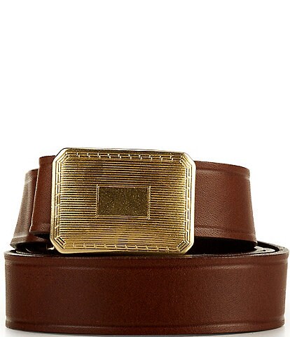 Polo Ralph Lauren Engine Turned Leather Belt