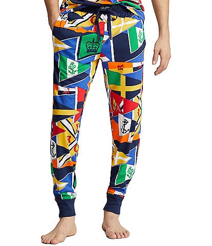 Polo Ralph Lauren Flag Printed Knit Pajama Joggers