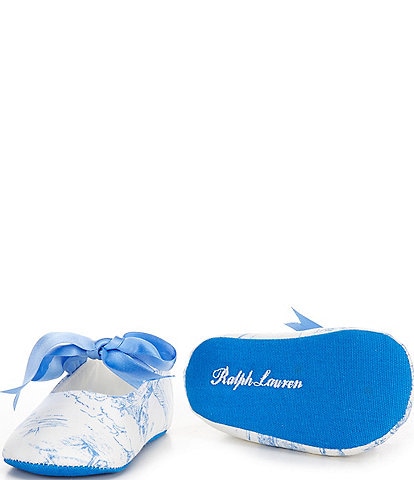 Polo Ralph Lauren Girls' Briley II Mary Jane Crib Shoes (Infant)