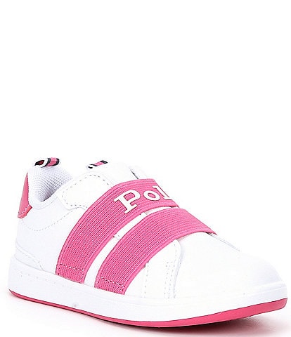 Polo Ralph Lauren Girls' Heritage Court Slip-On Sneakers (Infant)