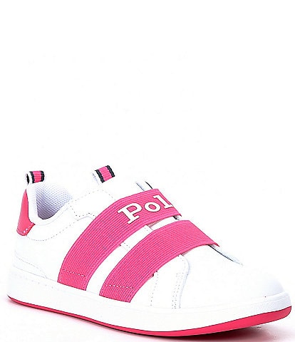 Polo Ralph Lauren Girls' Heritage Court Slip-On Sneakers (Youth)