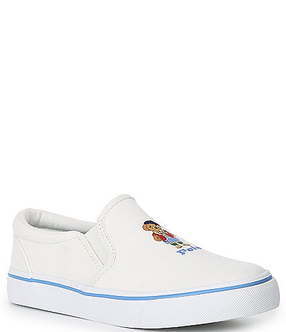 Polo Ralph Lauren Girls' Keaton Bear Slip-On Sneakers (Toddler)