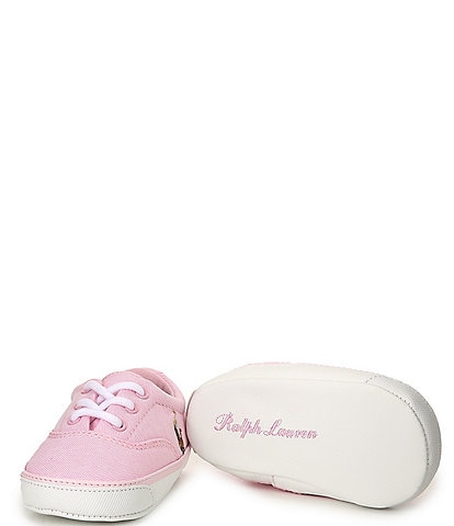 Polo Ralph Lauren Girls' Keaton Sneaker Crib Shoes (Infant)