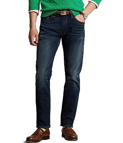 Polo Ralph Lauren Dark Hampton Relaxed Straight-Fit Stretch Jeans