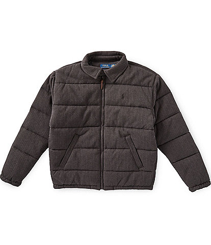 Polo Ralph Lauren Herringbone Quilted Double-Knit Jacket