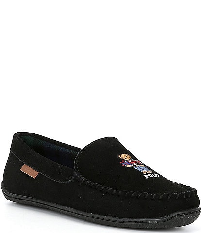 Polo Ralph Lauren Polo Irving Leather Logo Slippers - M