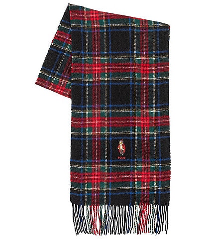 Polo Ralph Lauren Holiday Tartan Bear Scarf