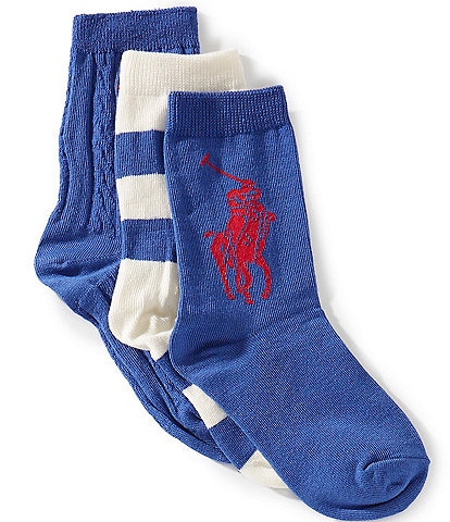 Polo Ralph Lauren Kids Candy Shop Multi 3-Pack Socks