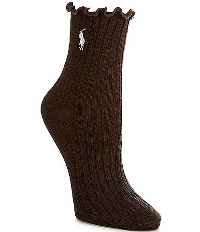 Polo Ralph Lauren Lettuce Edge Ankle Socks
