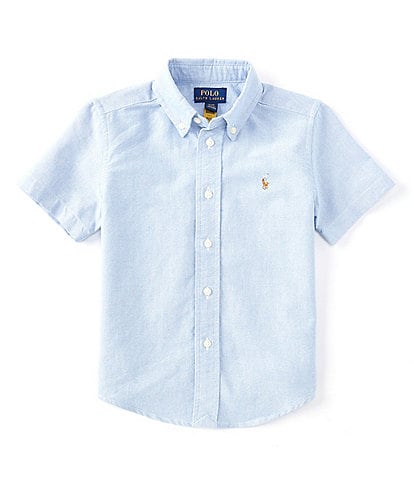 Polo Ralph Lauren Little Boys 2T-7 Cotton Oxford Short-Sleeve Button Down Shirt