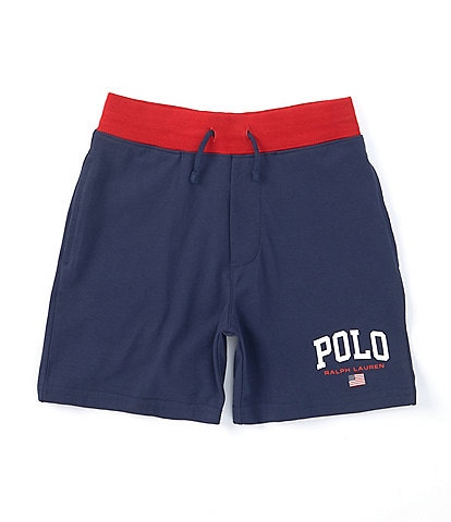 Polo Ralph Lauren Little Boys 2T-7 Logo Flag Jersey Shorts