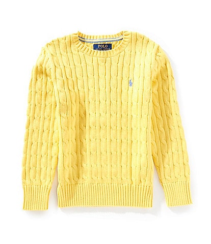 Polo Ralph Lauren Little Boys 2T-7 Long Sleeve Cable-Knit Sweater