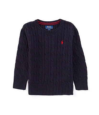 Polo Ralph Lauren Little Boys Long Sleeve Cable Knit Sweater