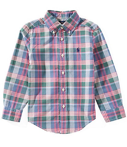 Polo Ralph Lauren Little Boys 2T-7 Long-Sleeve Plaid Oxford Shirt