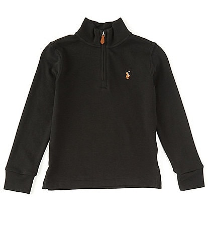 Polo Ralph Lauren Little Boys 2T-7 Long-Sleeve Quarter-Zip Interlock Pullover