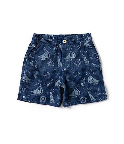 Polo Ralph Lauren Little Boys 2T-7 Nautical Print Mesh Shorts