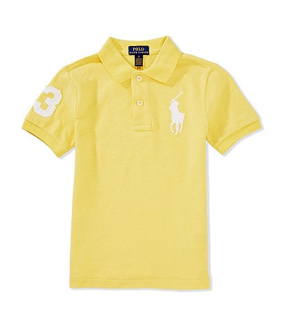 Polo Ralph Lauren Little Boys 2T-7 Short Sleeve Big Pony Mesh Polo Shirt