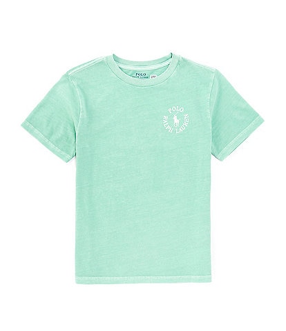 Polo Ralph Lauren Little Boys 2T-7 Short Sleeve Club Polo Cotton Jersey T-Shirt