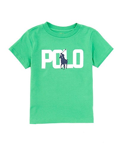 Polo Ralph Lauren Little Boys 2T-7 Short Sleeve Color Changing Logo Jersey T-Shirt