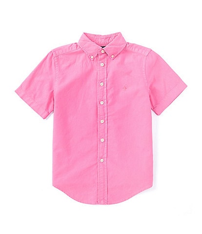 Polo Ralph Lauren Little Boys 2T-7 Short Sleeve Cotton Oxford Shirt