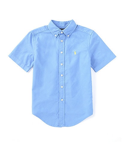 Polo Ralph Lauren Little Boys 2T-7 Short Sleeve Cotton Oxford Shirt