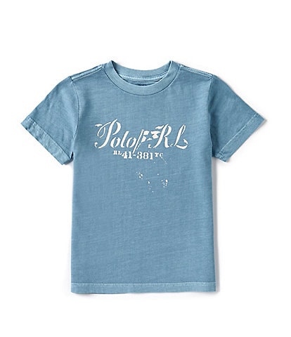 Polo Ralph Lauren Little Boys 2T-7 Short Sleeve Graphic Jersey T-Shirt