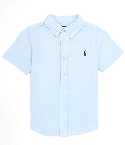 Polo Ralph Lauren Little Boys 2T-7 Short-Sleeve Knit Oxford Shirt