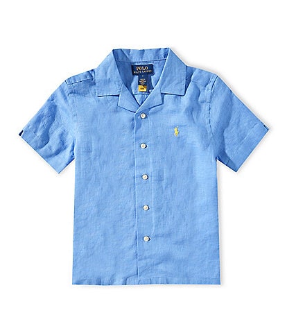 Polo Ralph Lauren Little Boys 2T-7 Short-Sleeve Linen Camp Shirt