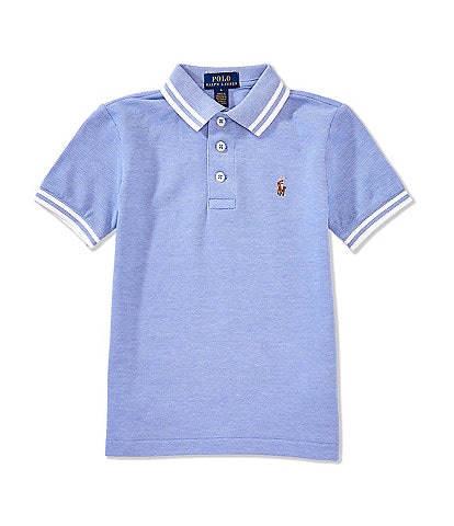 Polo Ralph Lauren Little Boys 2T-7 Short Sleeve Oxford Mesh Polo Shirt