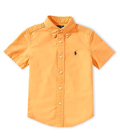 Polo Ralph Lauren Little Boys 2T-7 Short Sleeve Oxford Shirt