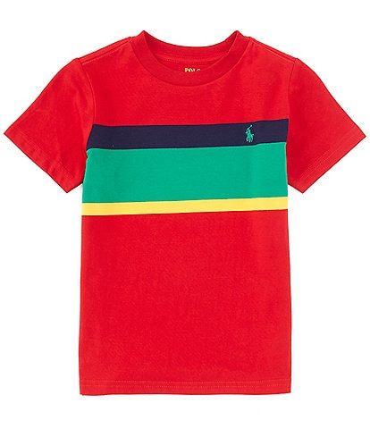 Polo Ralph Lauren Little Boys 2T-7 Short Sleeve Striped Jersey T-Shirt