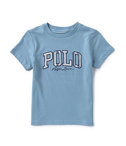 Polo Ralph Lauren Little Boys 2T-7 Short Sleeve Striped Logo Jersey T-Shirt