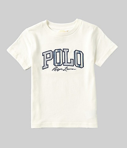 Polo Ralph Lauren Little Boys 2T-7 Short Sleeve Striped Logo Jersey T-Shirt