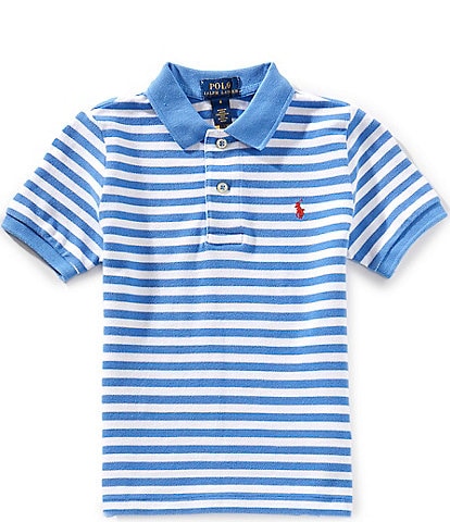 Polo Ralph Lauren Little Boys 2T-7 Short-Sleeve Striped Mesh Polo Shirt