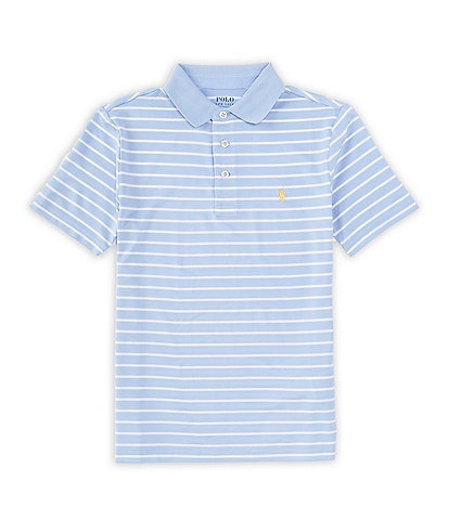Polo Ralph Lauren Little Boys 2T-7 Short Sleeve Striped Performance Jersey Polo Shirt